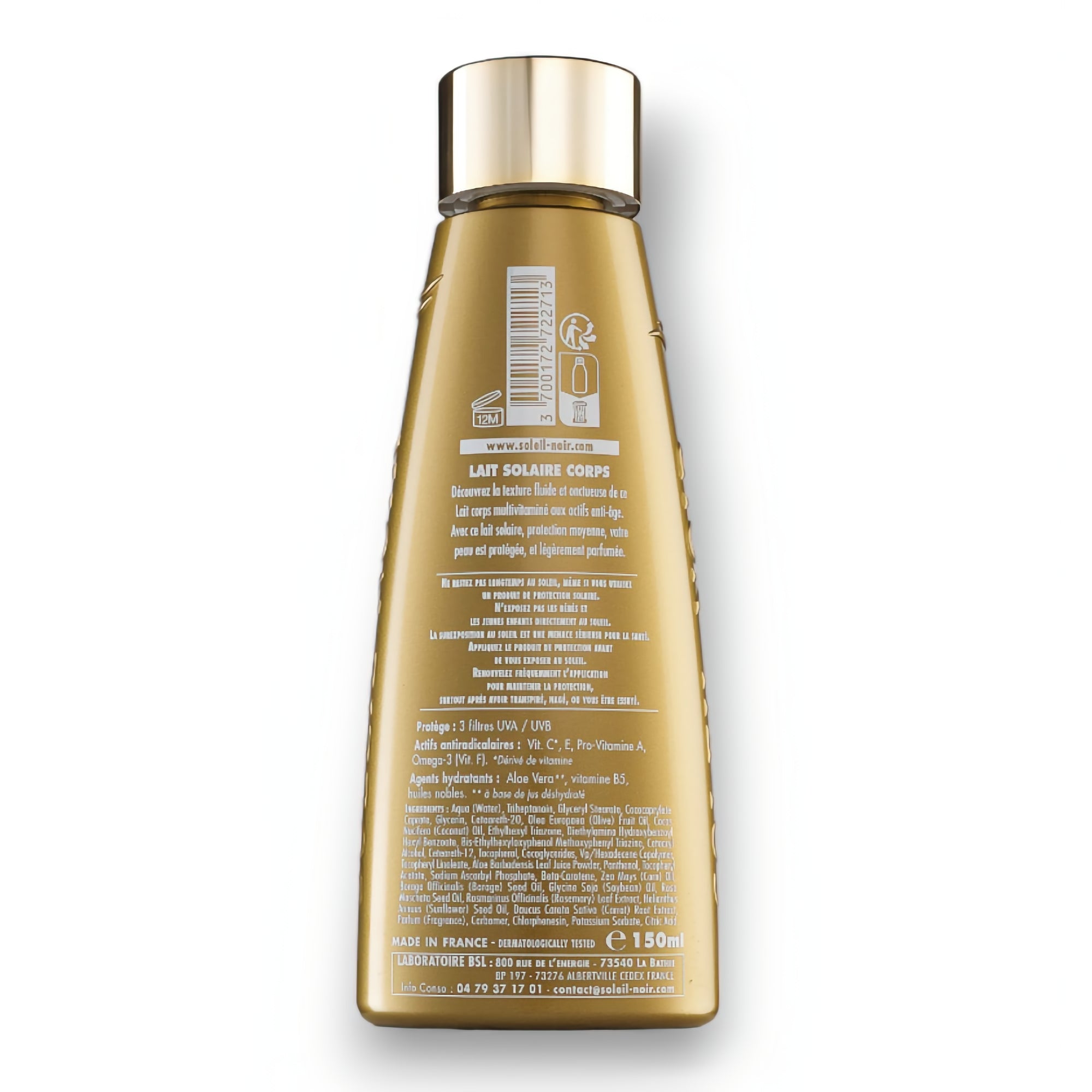 LAIT SOLAIRE Vitaminé SPF20