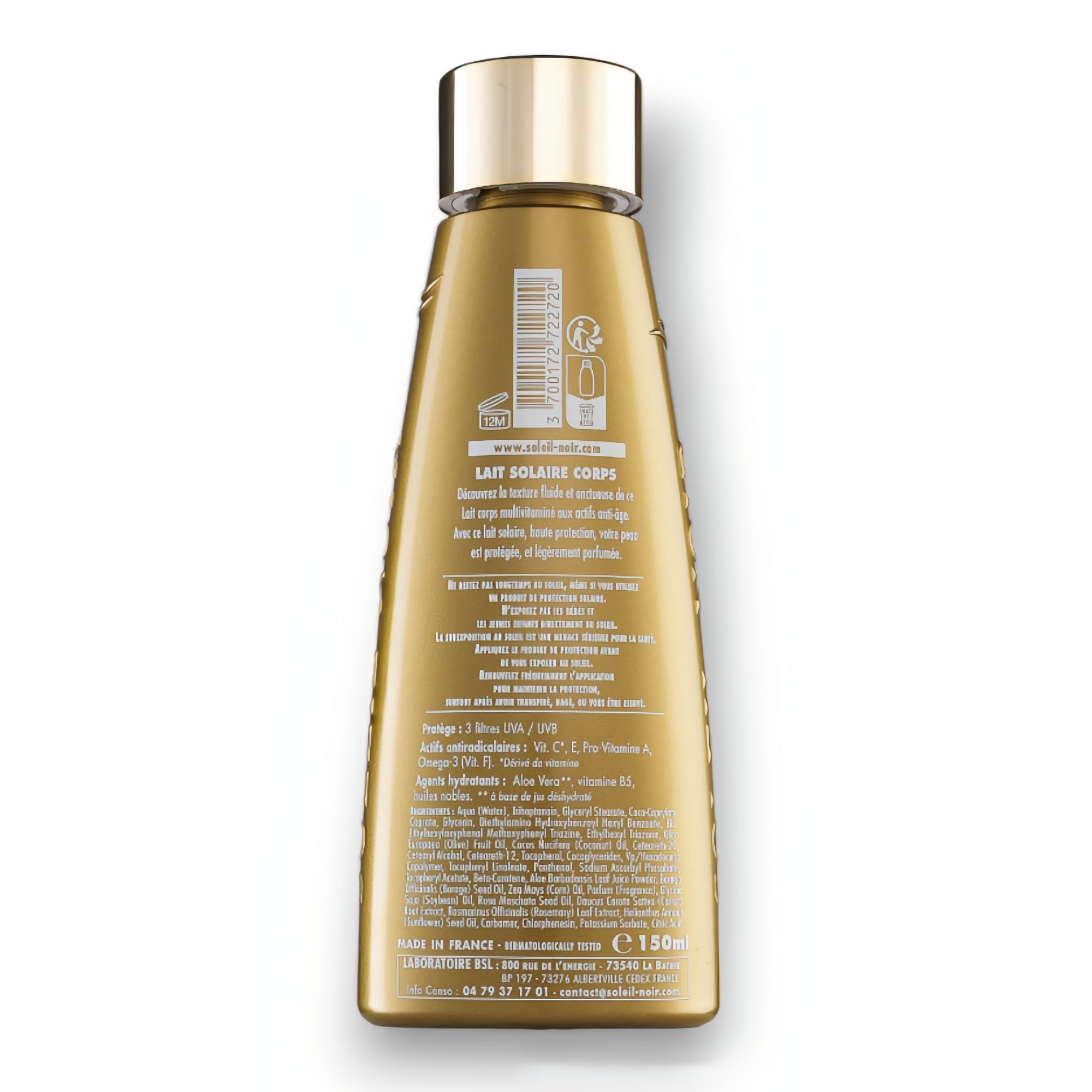 LAIT SOLAIRE Vitaminé SPF30