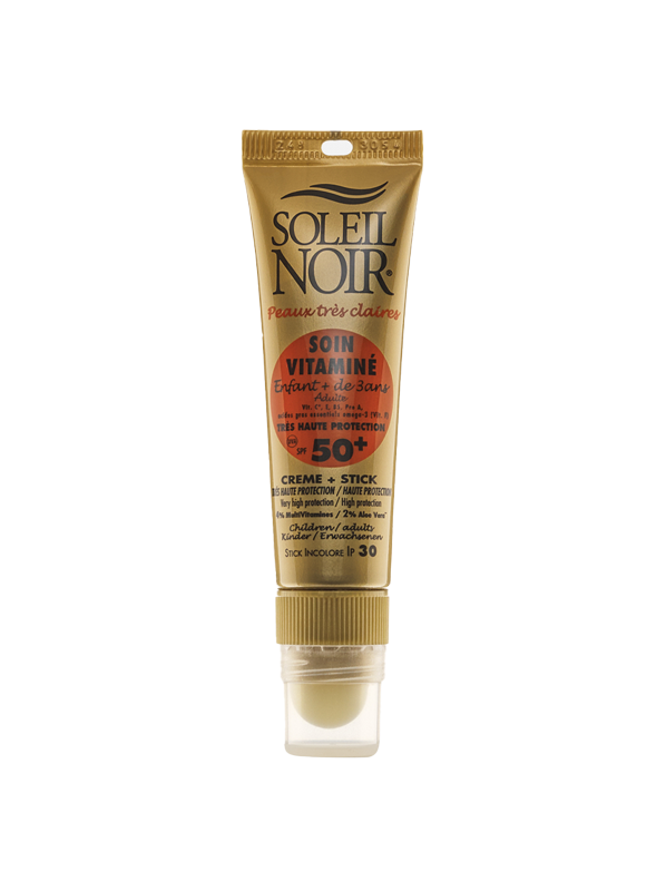 COMBI CRÈME SPF50+ Enfants à partir de 3ans Très haute protection / STICK SPF30